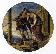 Julius Schnorr von Carolsfeld Siegfried's Departure from Kriemhild oil painting reproduction